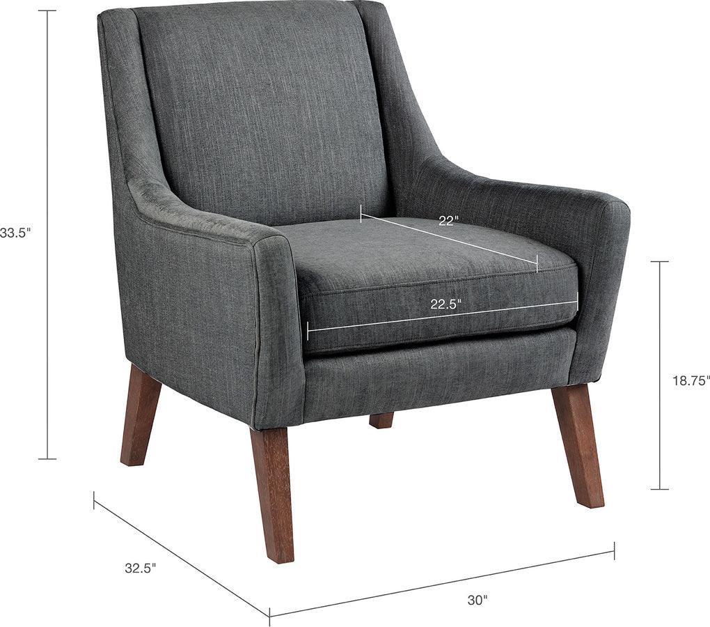 Olliix.com Accent Chairs - Scott Accent Chair Gray