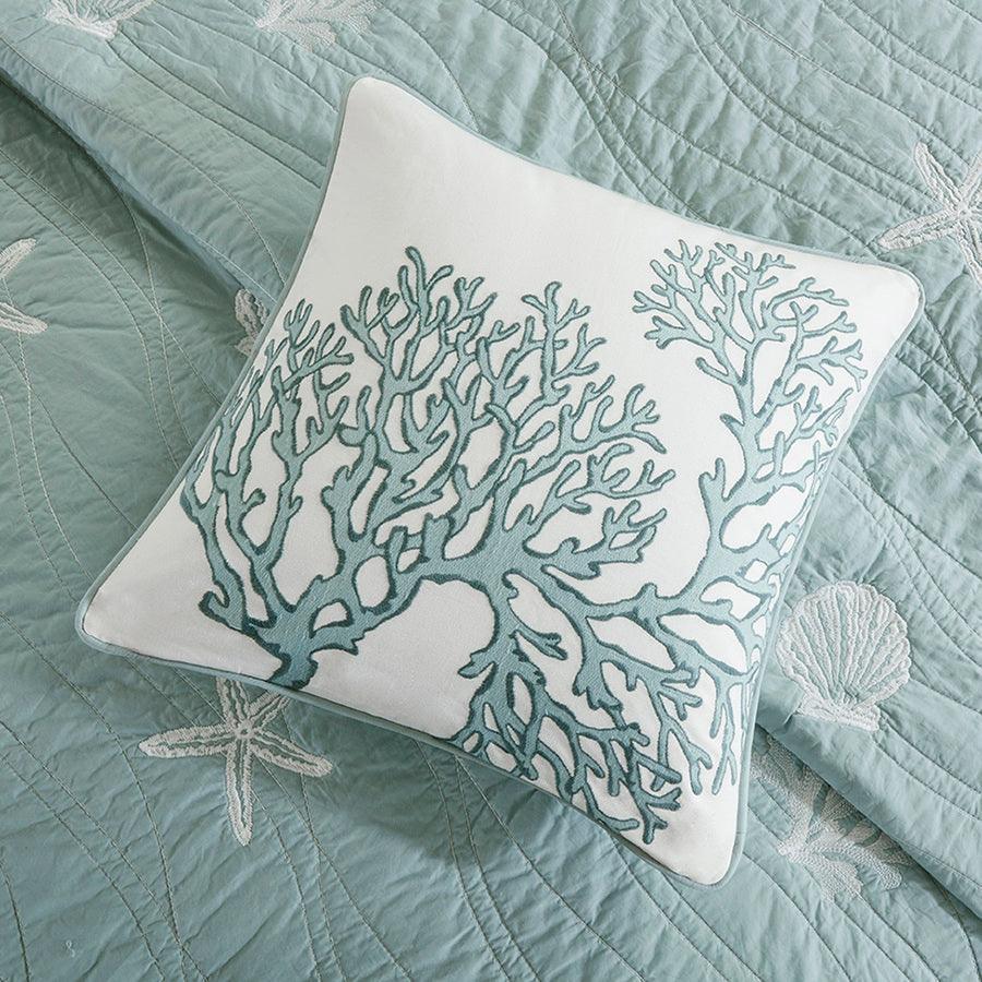 Olliix.com Comforters & Blankets - Seaside Full/Queen 4 Piece Coverlet Set Seafoam