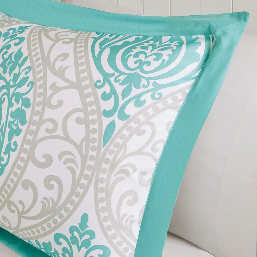 Olliix.com Comforters & Blankets - Senna Comforter Set Aqua King/Cal King
