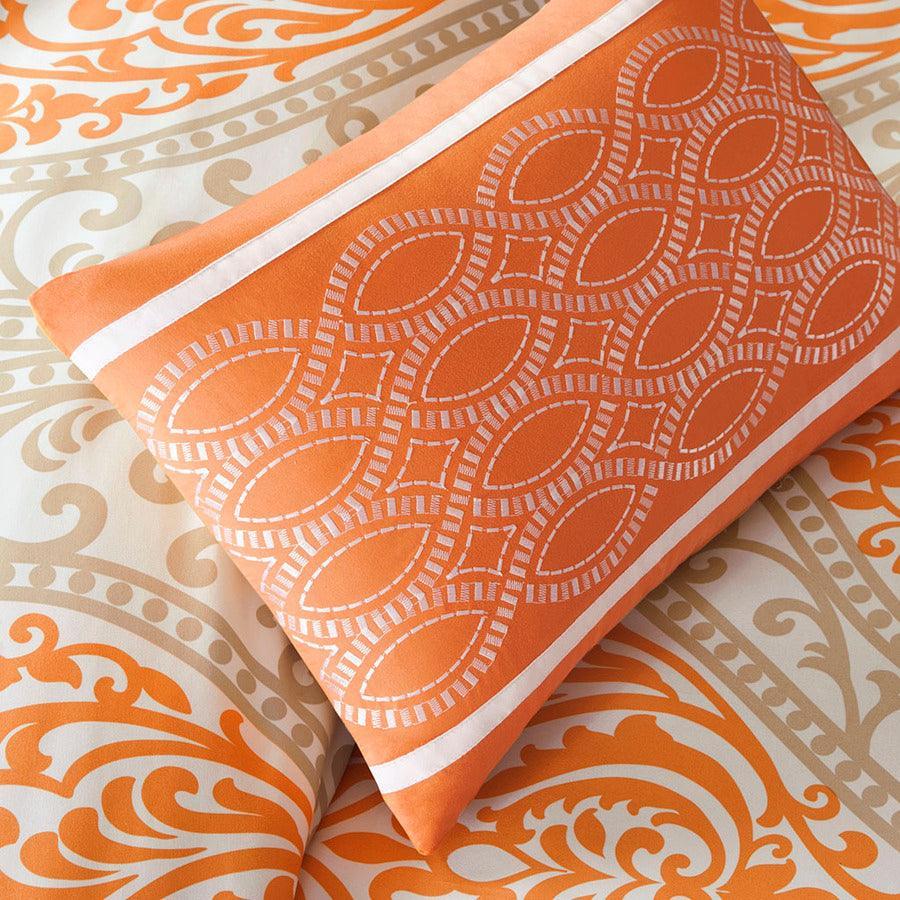Olliix.com Comforters & Blankets - Senna Full/Queen Comforter Set Orange