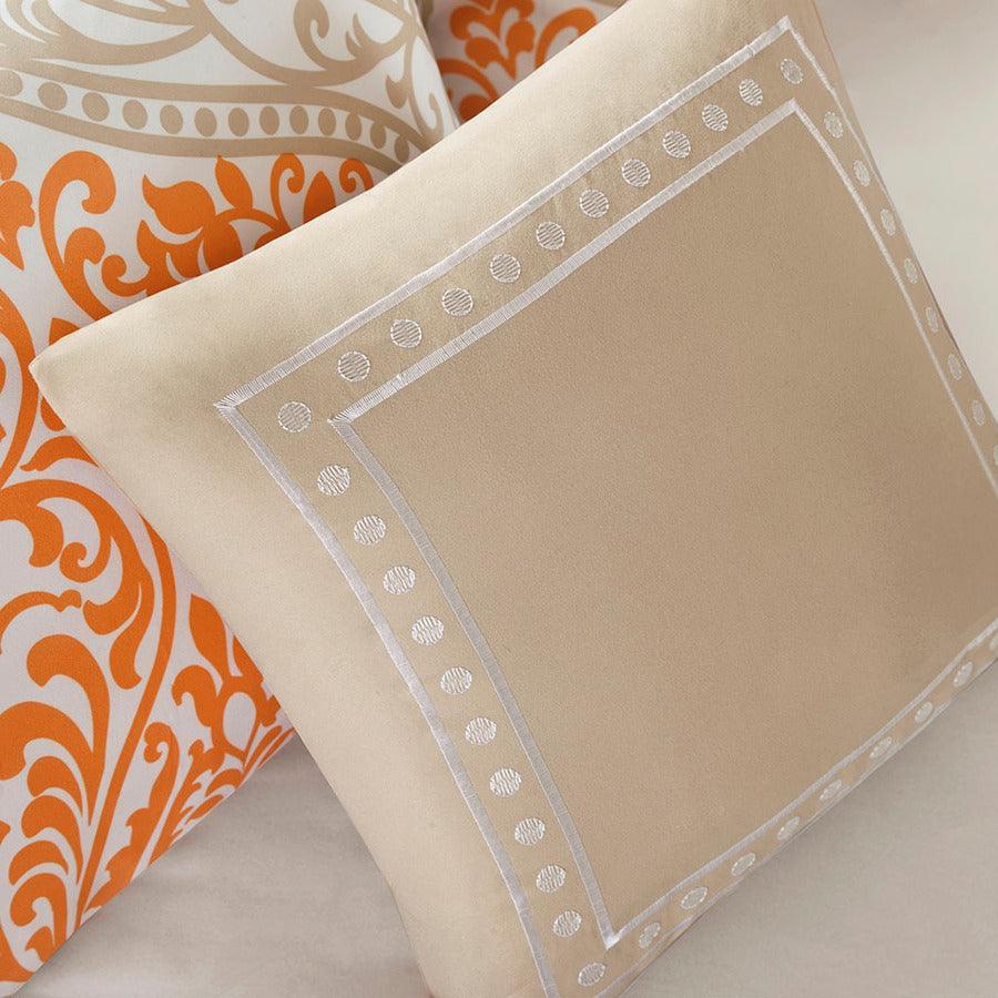 Olliix.com Comforters & Blankets - Senna Full/Queen Comforter Set Orange