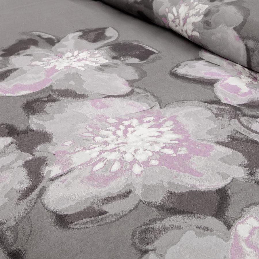 Olliix.com Comforters & Blankets - Serena 36 " W 7 Piece Comforter Set Gray Cal King