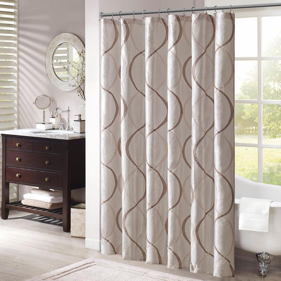 Olliix.com Shower Curtains - Serendipity Shower Curtain Ivory