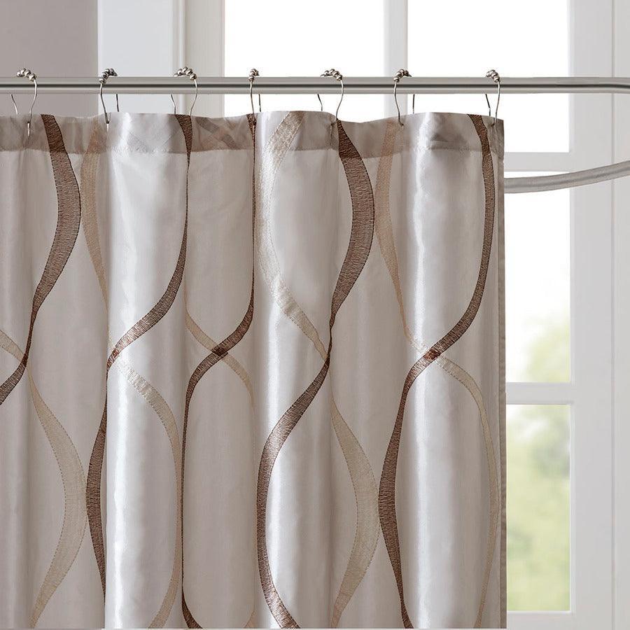 Olliix.com Shower Curtains - Serendipity Shower Curtain Ivory