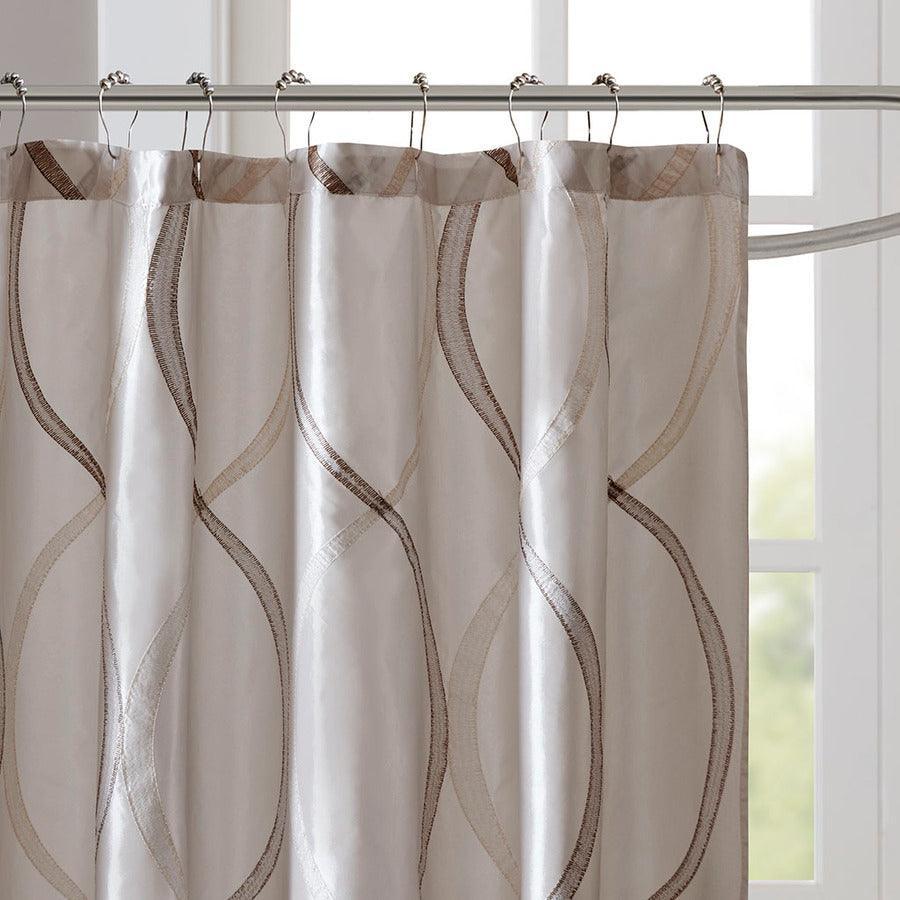 Olliix.com Shower Curtains - Serendipity Shower Curtain Ivory