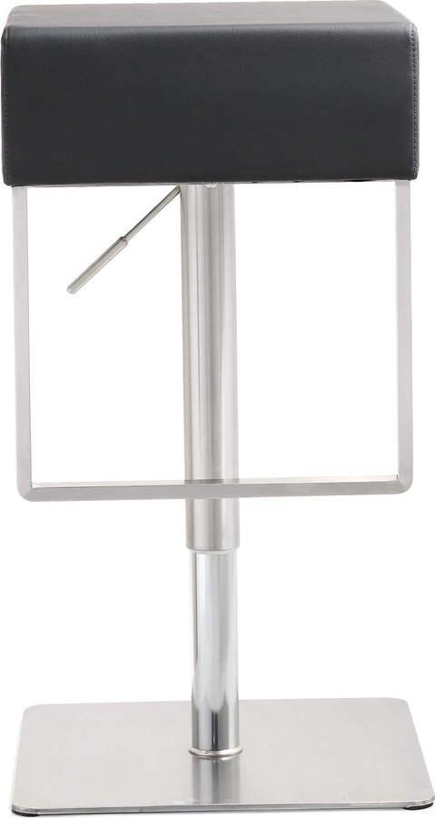 Tov Furniture Barstools - Seville Black Stainless Adjustable Barstool
