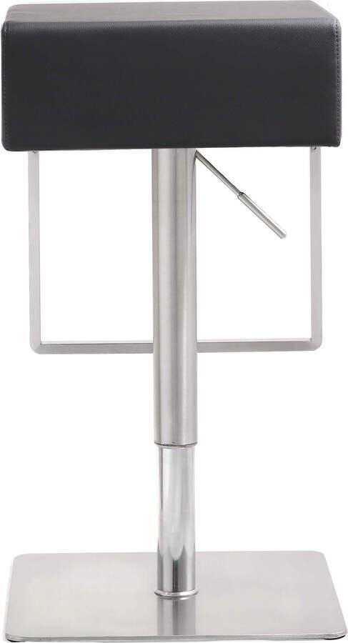 Tov Furniture Barstools - Seville Black Stainless Adjustable Barstool