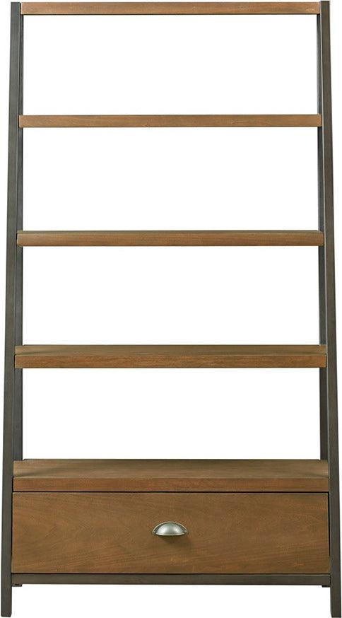 Olliix.com Bookcases & Display Units - Seymore Bookcase Brown & Bronze
