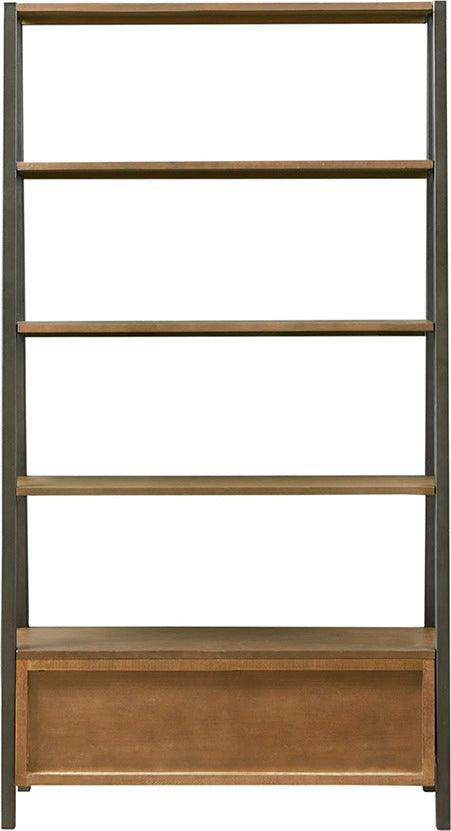 Olliix.com Bookcases & Display Units - Seymore Bookcase Brown & Bronze