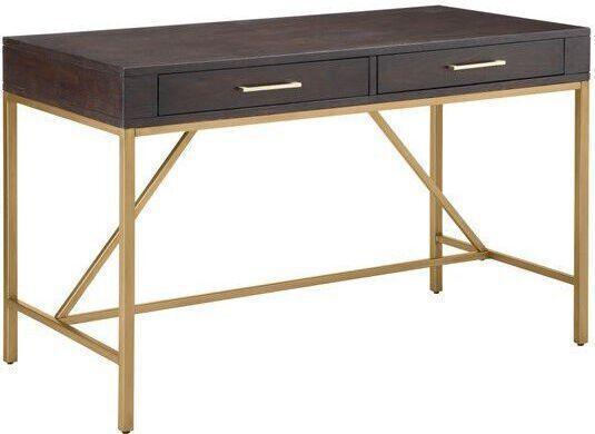 Olliix.com Desks - Sharkey Desk Morocco & Gold