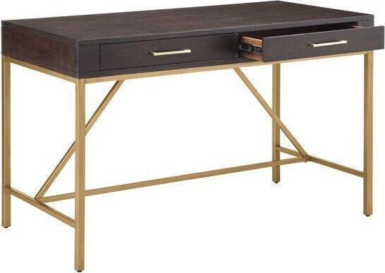 Olliix.com Desks - Sharkey Desk Morocco & Gold