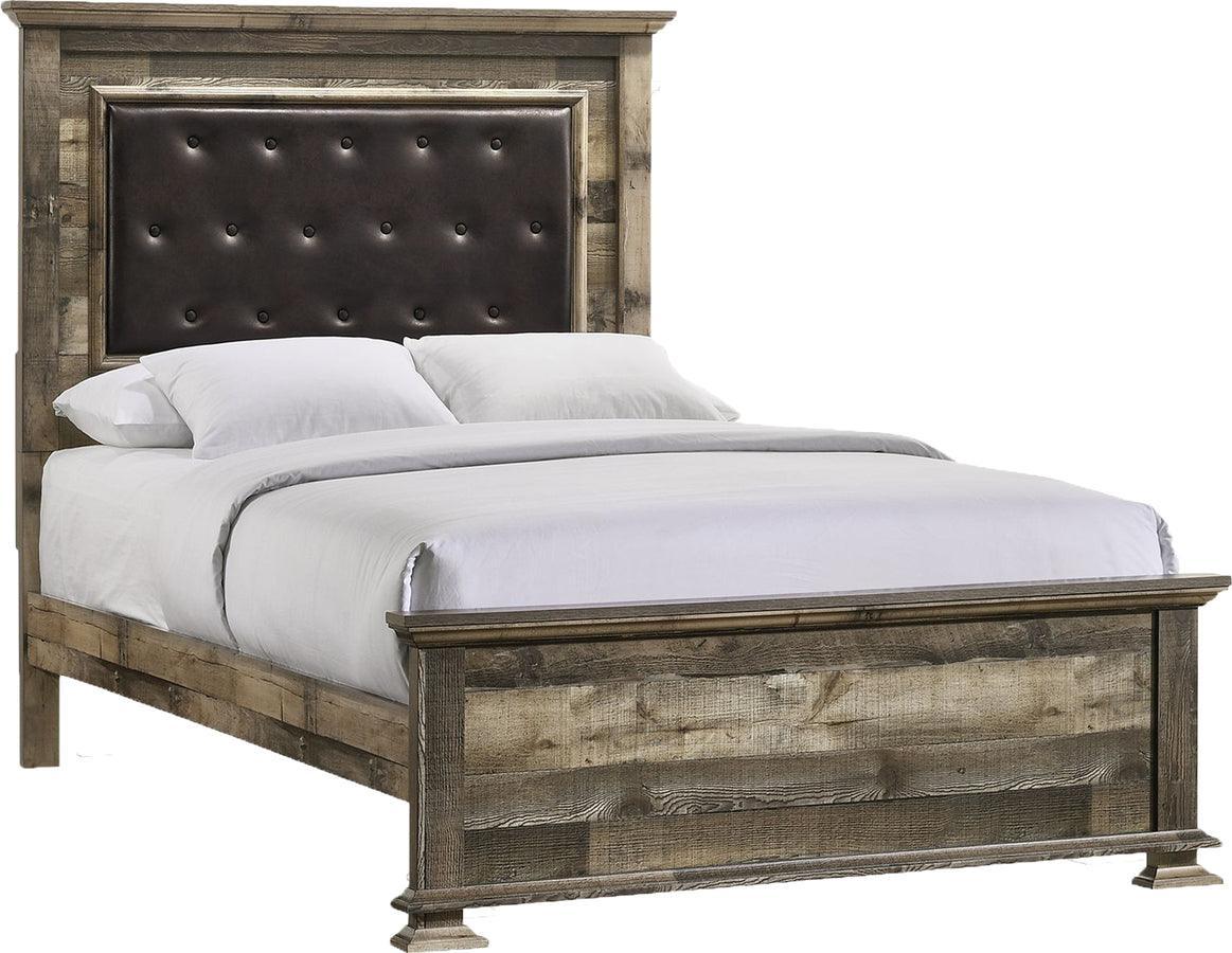 Elements Beds - Shayne Full Panel Bed in Drift