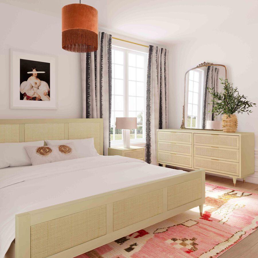 Tov Furniture Beds - Sierra Buttermilk Bed in Queen