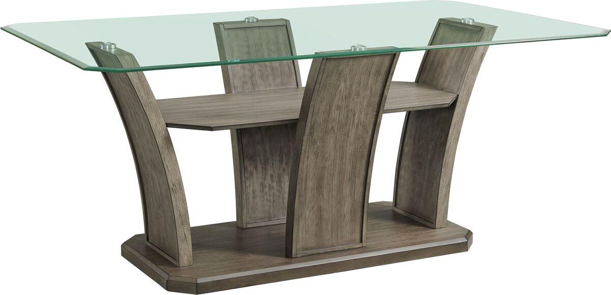 Elements Bar Tables - Simms Rectangular Counter Table Grey