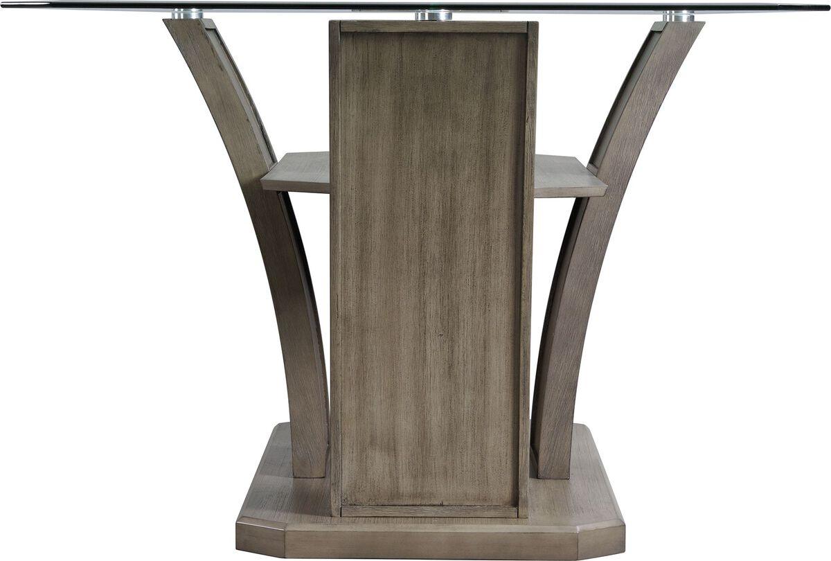Elements Dining Tables - Simms Rectangular Dining Table in Grey Grey