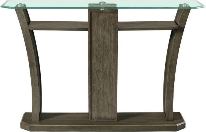 Elements Consoles - Simms Rectangular Sofa Table in Grey