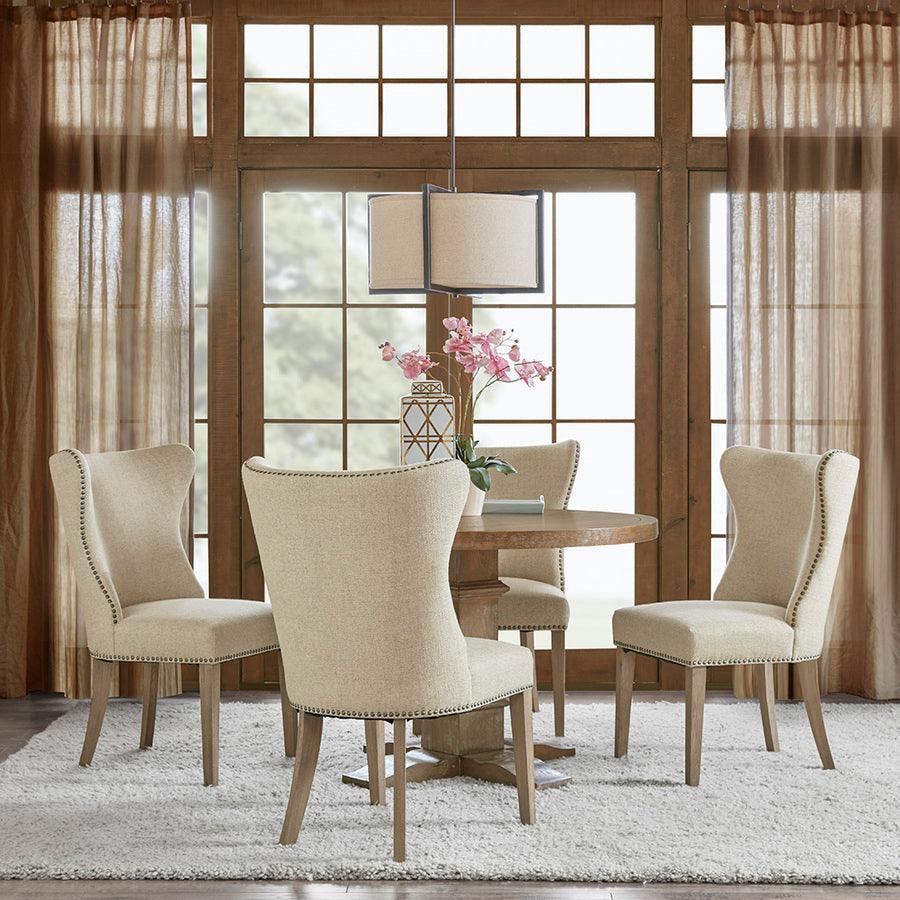 Olliix.com Dining Chairs - Skylar Dining Side Chair Cream (Set of 2)