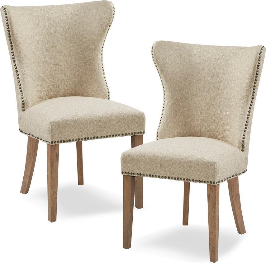 Olliix.com Dining Chairs - Skylar Dining Side Chair Cream (Set of 2)