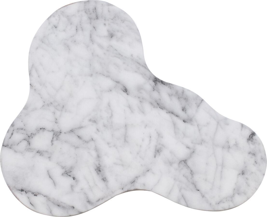 Tov Furniture Side & End Tables - Slab Marble Short Side Table