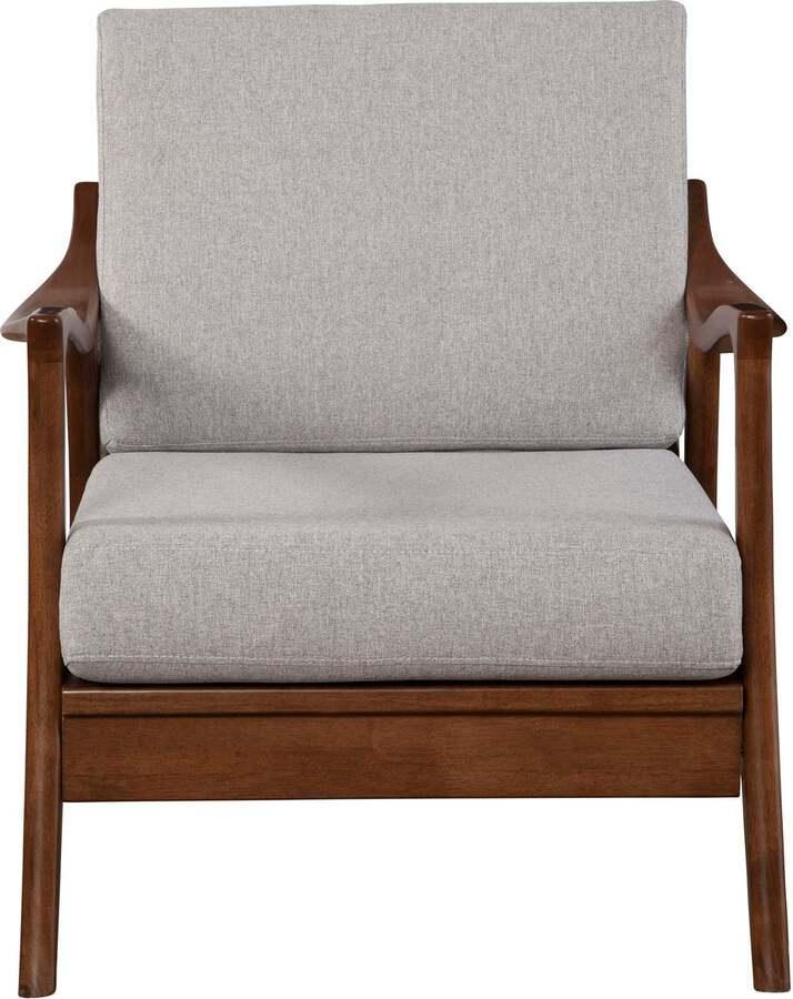 Alpine Furniture Accent Chairs - Slate Lounge Chair with Removable Cushions