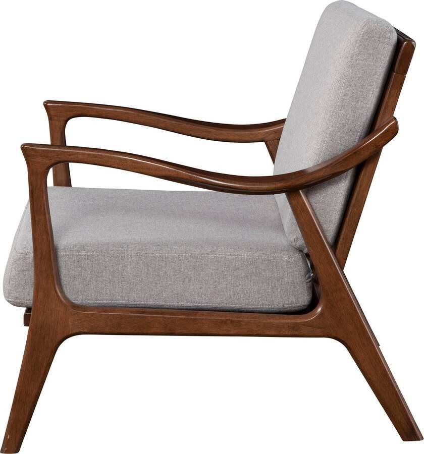 Alpine Furniture Accent Chairs - Slate Lounge Chair with Removable Cushions