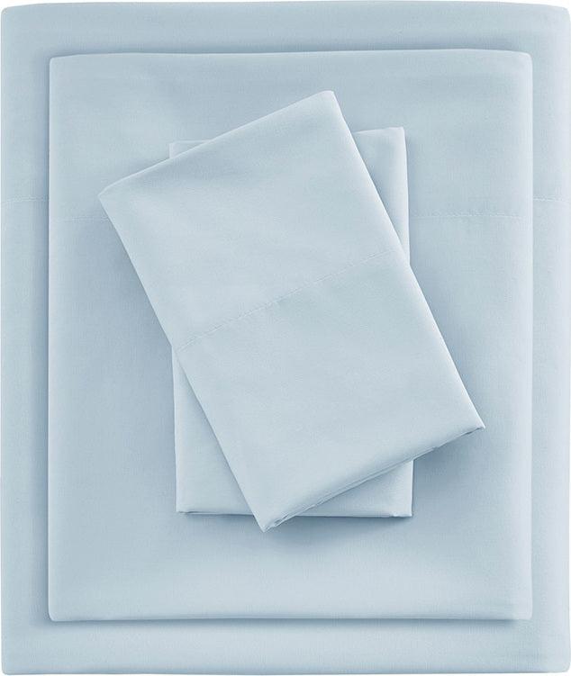 Olliix.com Sheets & Sheet Sets - Smart Cool Microfiber California King Sheet Set Blue