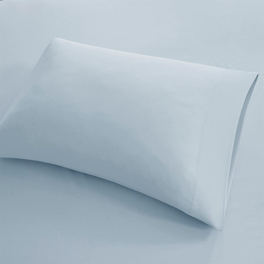 Olliix.com Sheets & Sheet Sets - Smart Cool Microfiber Sheet Set Twin Blue