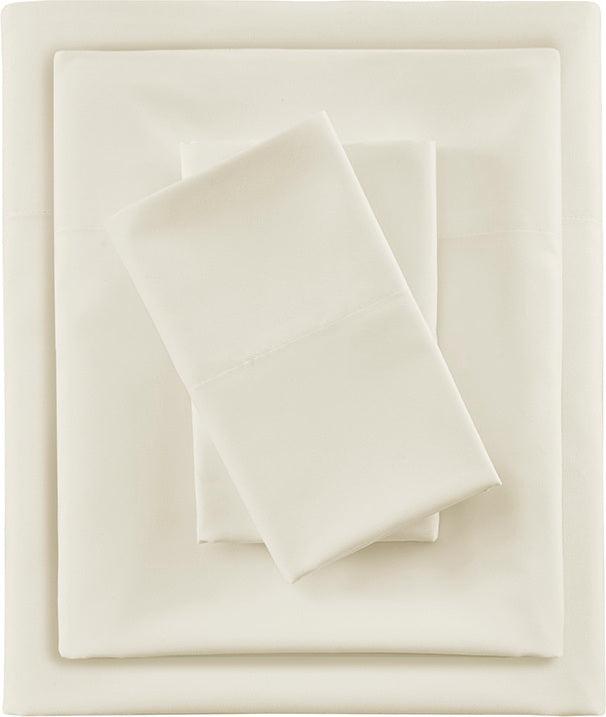 Olliix.com Sheets & Sheet Sets - Smart Cool Microfiber Twin Sheet Set Ivory