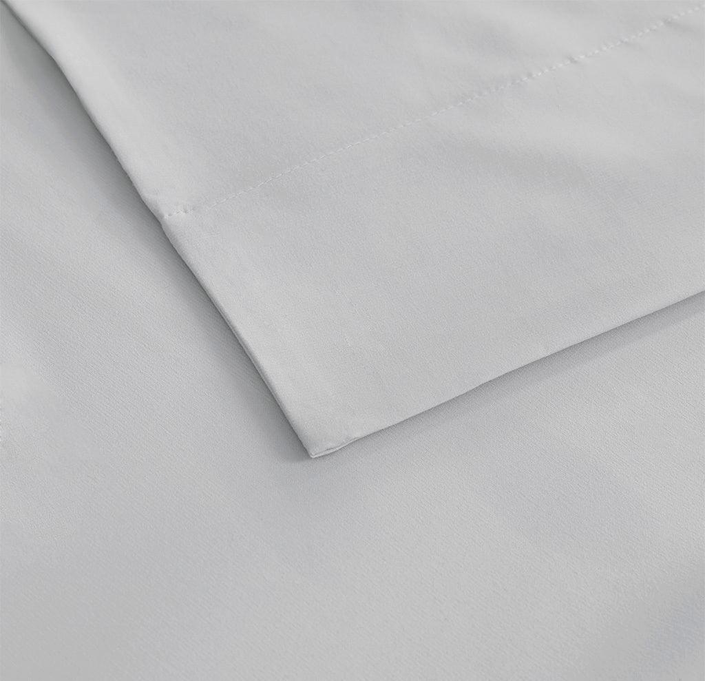 Olliix.com Sheets & Sheet Sets - Smart Cool Microfiber Twin Sheet Set Light Gray