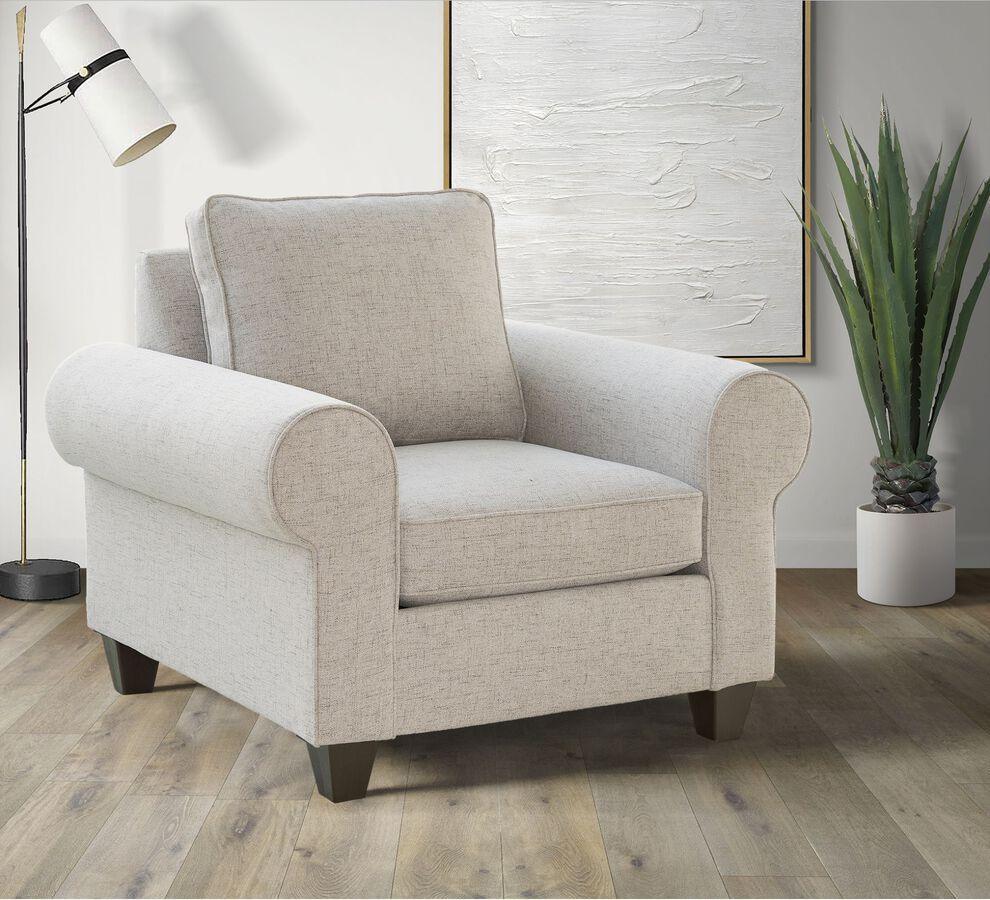 Elements Accent Chairs - Sole Chair in Sincere Biscotti Biscotti