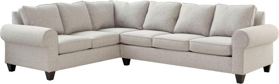 Elements Sectional Sofas - Sole Sectional Set in Sincere Biscotti Biscotti