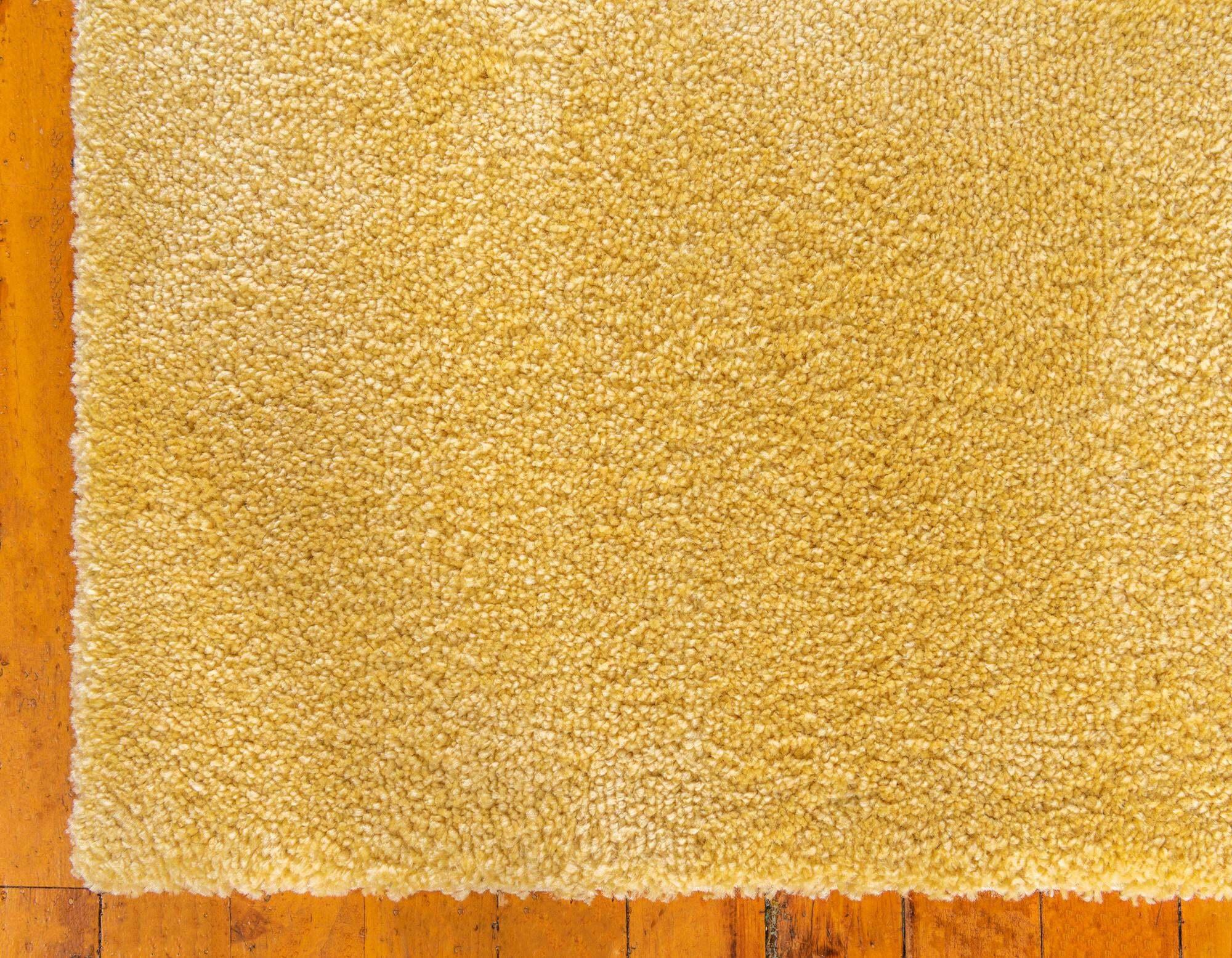 Unique Loom Indoor Rugs - Solo Solid Rectangular 8x10 Rug Yellow