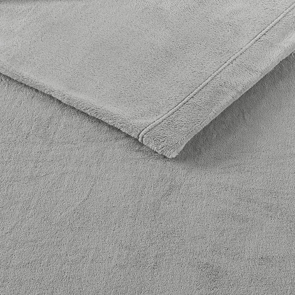 Olliix.com Sheets & Sheet Sets - Soloft Plush Queen Sheet Set Gray