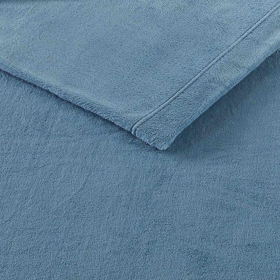 Olliix.com Sheets & Sheet Sets - Soloft Queen Micro Plush Sheet Set Blue