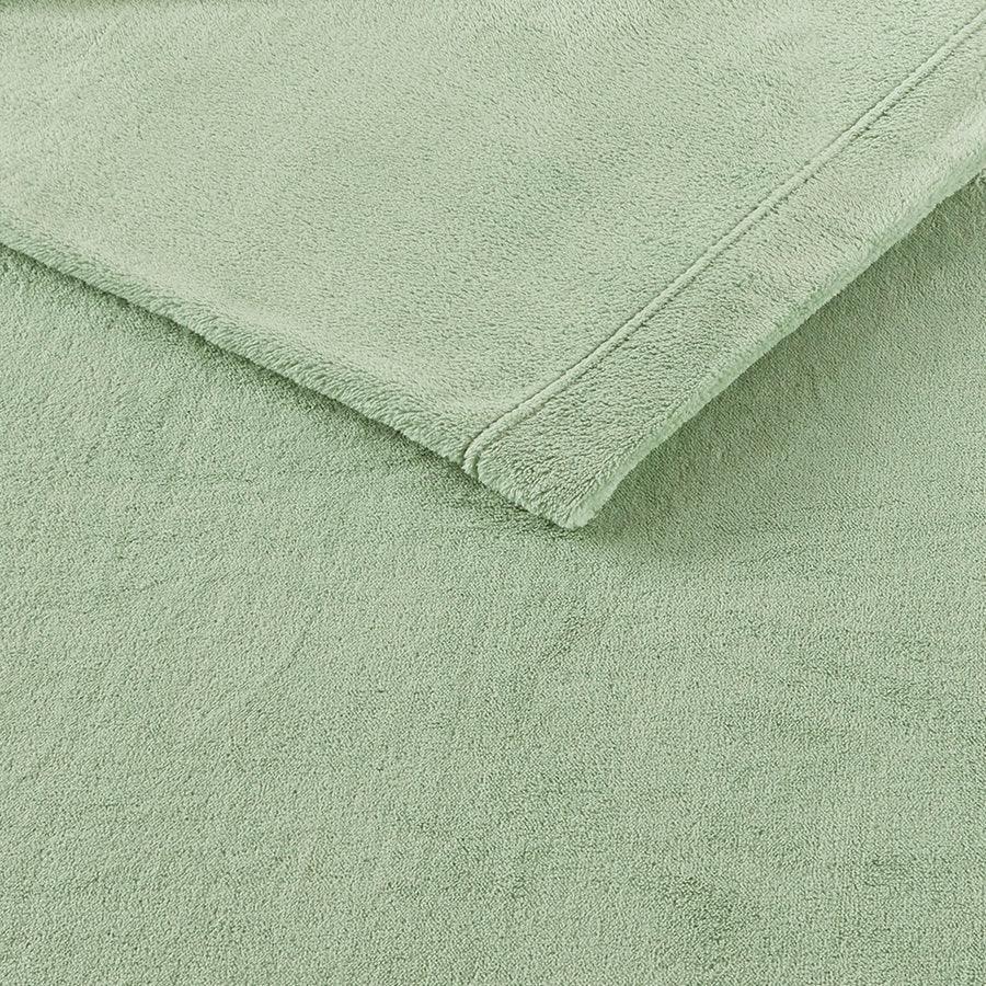 Olliix.com Sheets & Sheet Sets - Soloft Twin Micro Plush Sheet Set Green