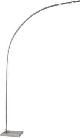 Adesso Floor Lamps - Sonic LED Arc Lamp Brushed Steel