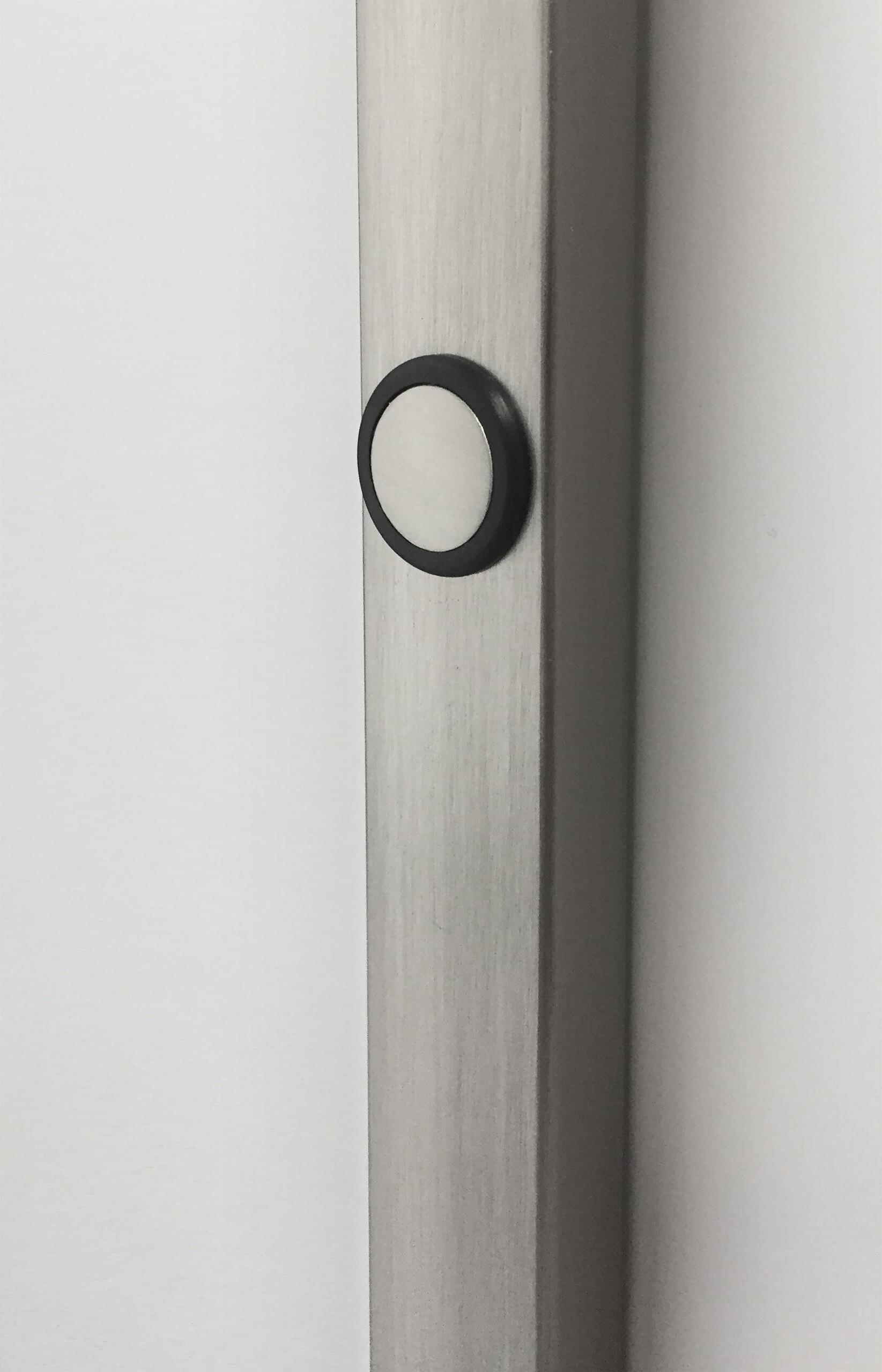 Adesso Floor Lamps - Sonic LED Arc Lamp Brushed Steel