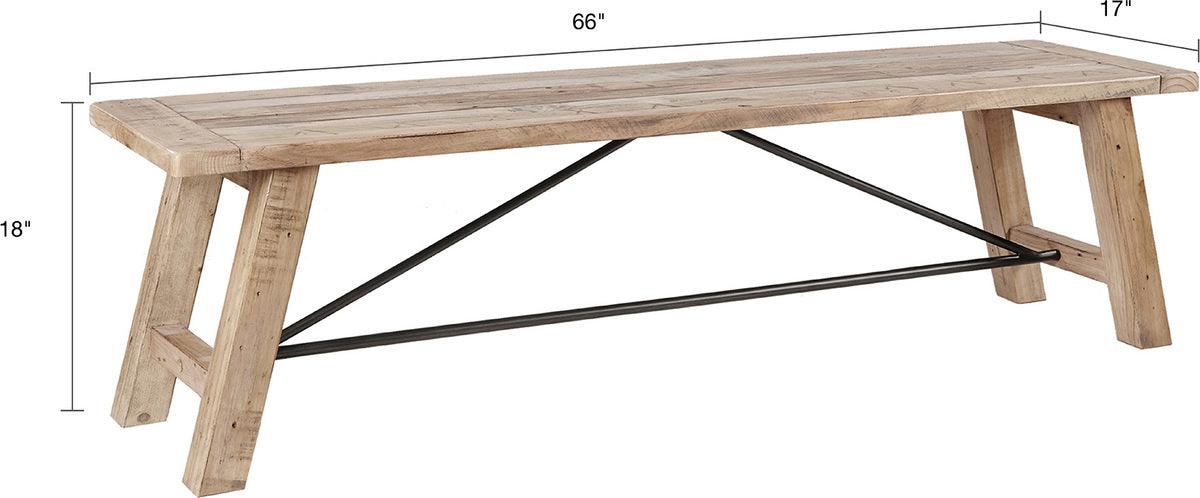 Olliix.com Benches - Sonoma Dining Bench Natural