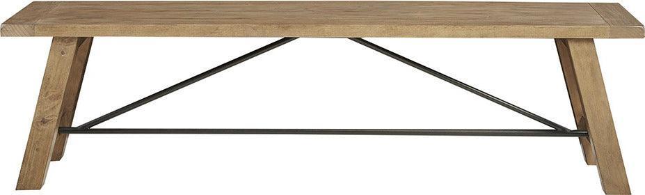 Olliix.com Benches - Sonoma Dining Bench Reclaimed Gray