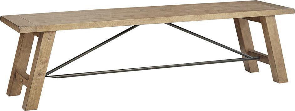 Olliix.com Benches - Sonoma Dining Bench Reclaimed Gray