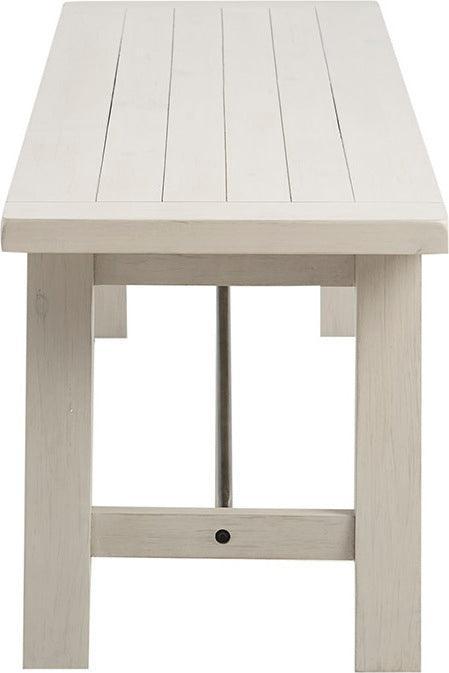 Olliix.com Benches - Sonoma Dining Bench Reclaimed White