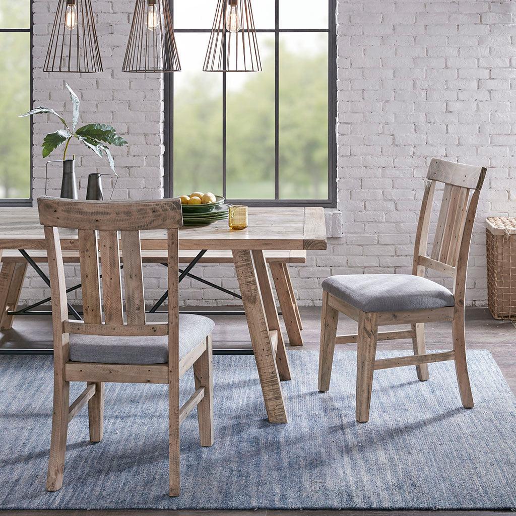 Olliix.com Dining Chairs - Sonoma Dining Side Chair (Set of 2) Natural & Gray
