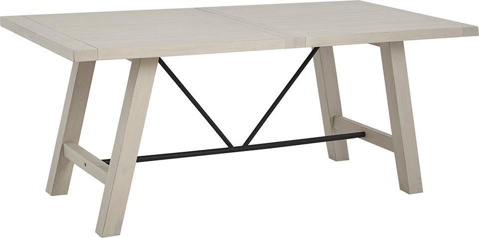 Olliix.com Dining Tables - Sonoma Industrial Dining Table 72"W x 36"D x 30"H Reclaimed White