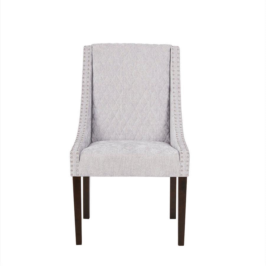 Sophia Dining Chair Gray & Silver (Set of 2)