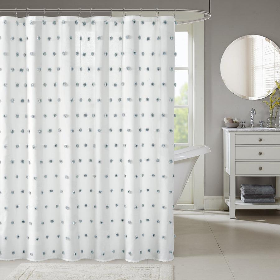 Olliix.com Shower Curtains - Sophie Shower Curtain Dusty Blue