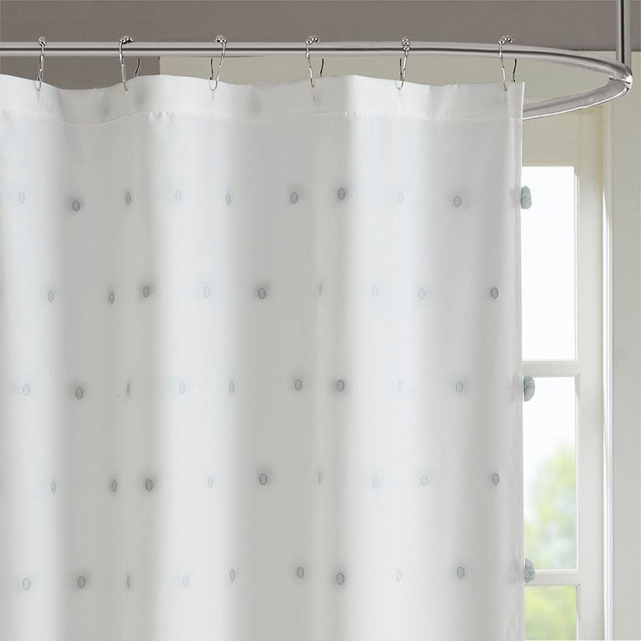 Olliix.com Shower Curtains - Sophie Shower Curtain Dusty Blue