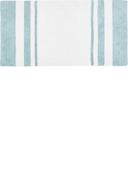 Olliix.com Bath Rugs - Spa 24" Cotton Bath Rug Aqua