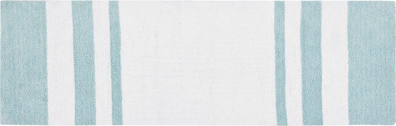 Olliix.com Bath Rugs - Spa 24" Cotton Bath Rug Aqua