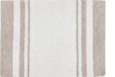 Olliix.com Bath Rugs - Spa 24" Cotton Bath Rug Taupe