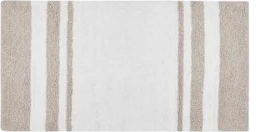 Olliix.com Bath Rugs - Spa 24" Cotton Bath Rug Taupe